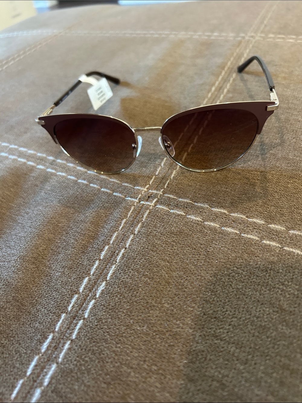 Calvin Klein Women’s Cat-Eye Sunglasses in Satin Brown - Stylish Everyday Shades